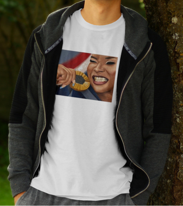 Deelashee Art Jordan Chiles Medal T-Shirt