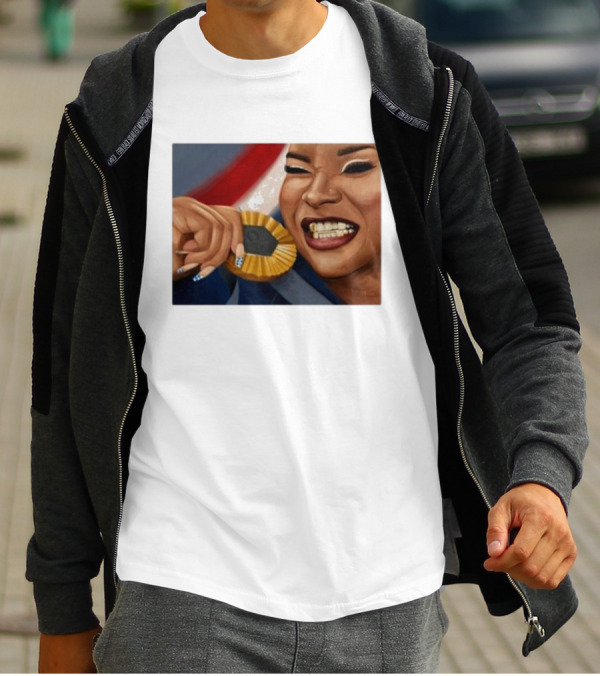 Deelashee Art Jordan Chiles Medal T-Shirt