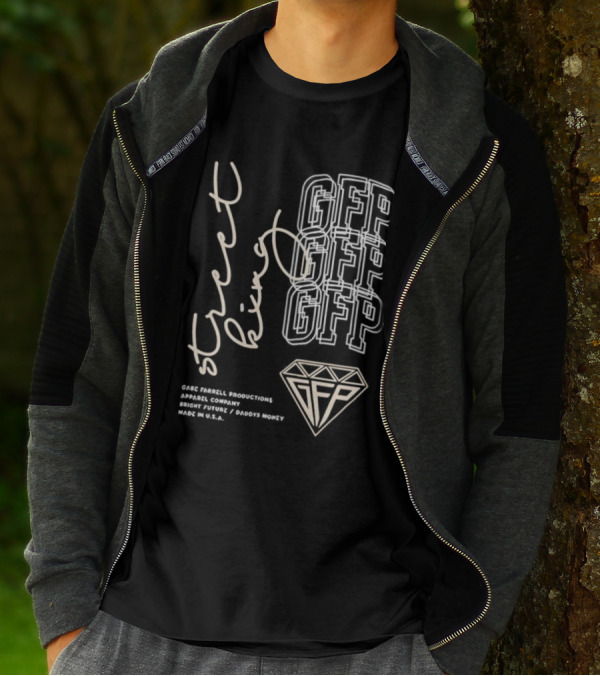 Gabe Farrell Productions GFP Street King Bright Future Daddy's Money Made In USA T-Shirt