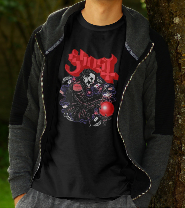 Ghost Papa Cards Club Franchise T-Shirt