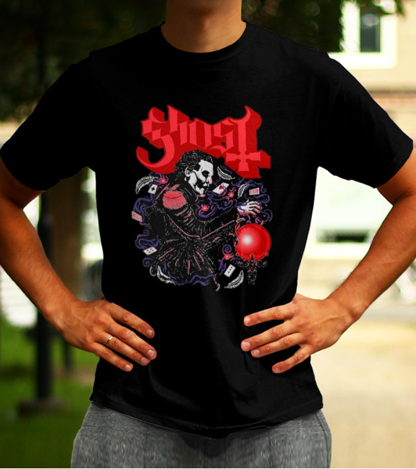 Ghost Papa Cards Club Franchise T-Shirt