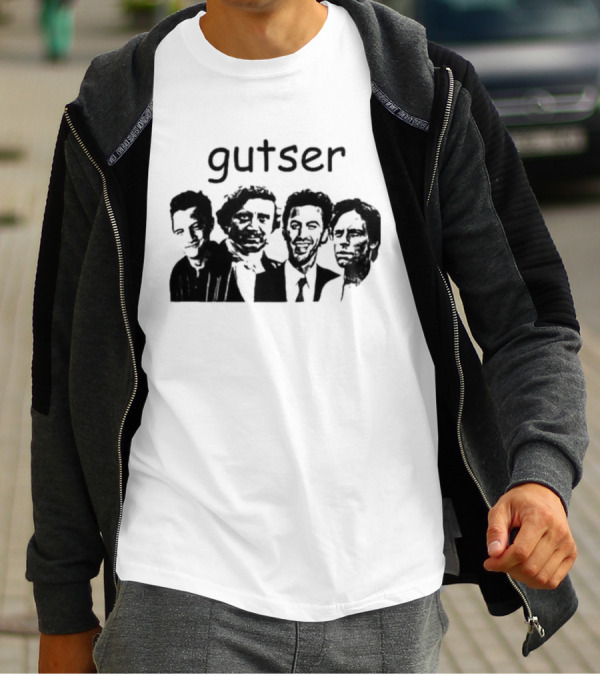 Guster Band Bootleg Gutser Seinfeld Faces T-Shirt