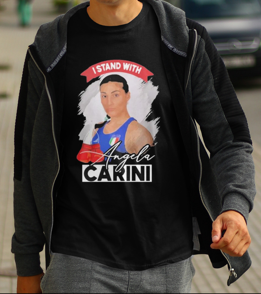 I Stand With Angela Carini Boxing Champion T-Shirt