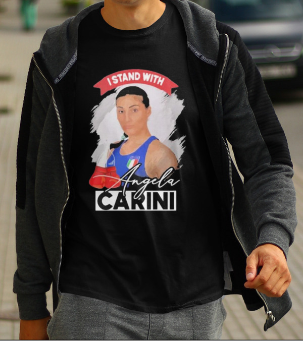 I Stand With Angela Carini Boxing Champion T-Shirt