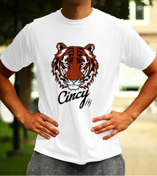 Cincy Tiger Head T-Shirt
