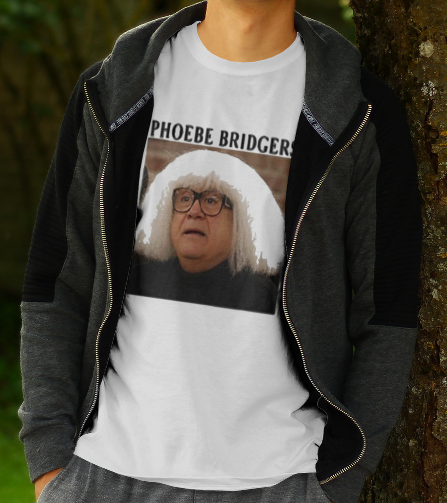 Phoebe Bridgers Meme Parody Featuring Iconic Character With Wig And Glasses T-Shirt
