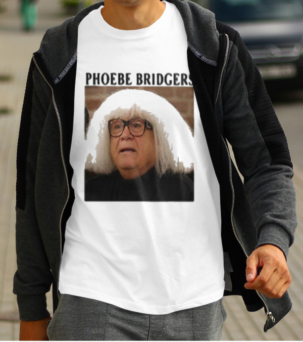 Phoebe Bridgers Meme Parody Featuring Iconic Character With Wig And Glasses T-Shirt