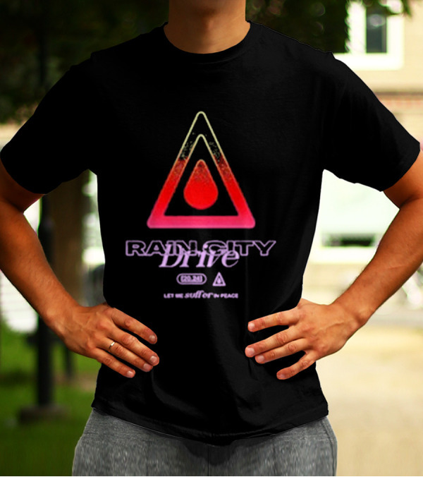 Rain City Drive Frozen Let Me Suffer In Peace Triangle T-Shirt