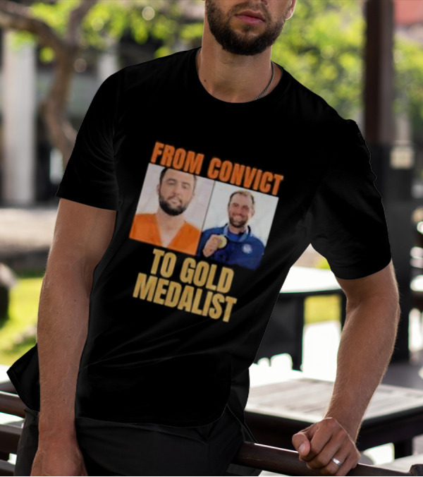 From Convict To Gold Medalist: Scottie Scheffler Transformation T-Shirt