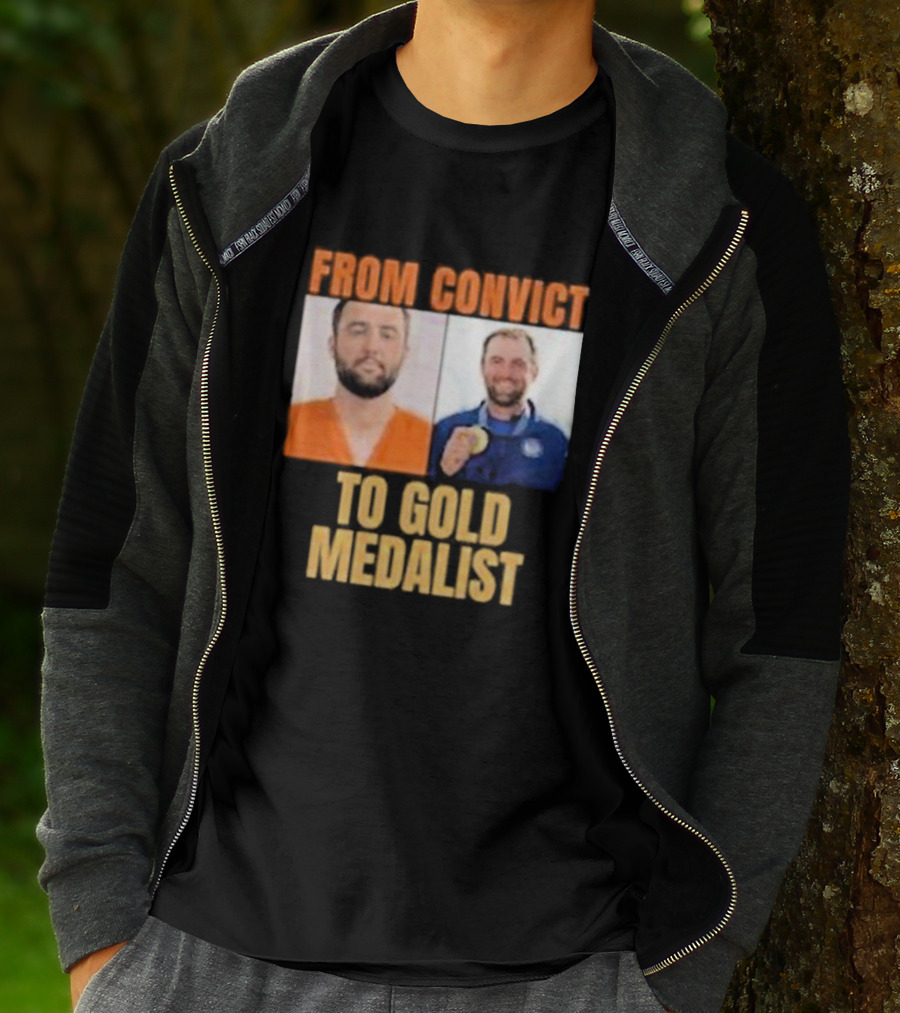 From Convict To Gold Medalist: Scottie Scheffler Transformation T-Shirt
