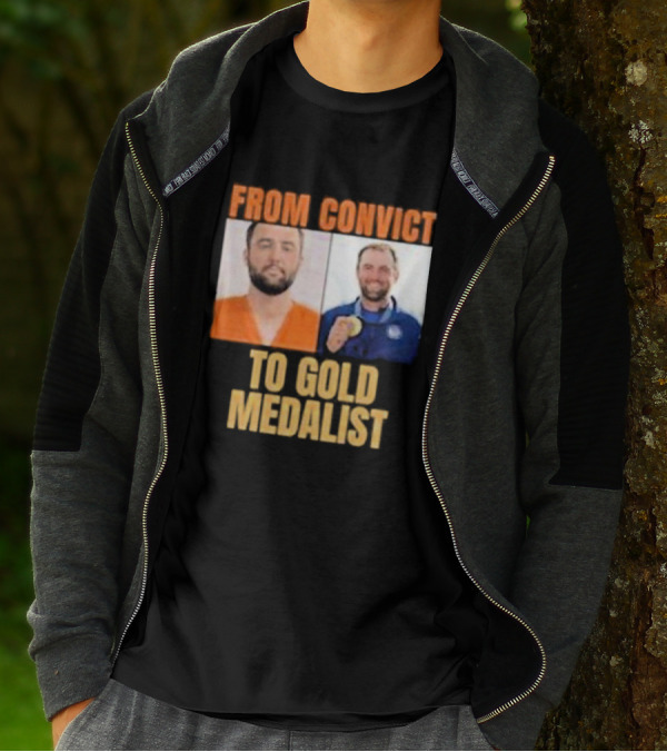 From Convict To Gold Medalist: Scottie Scheffler Transformation T-Shirt