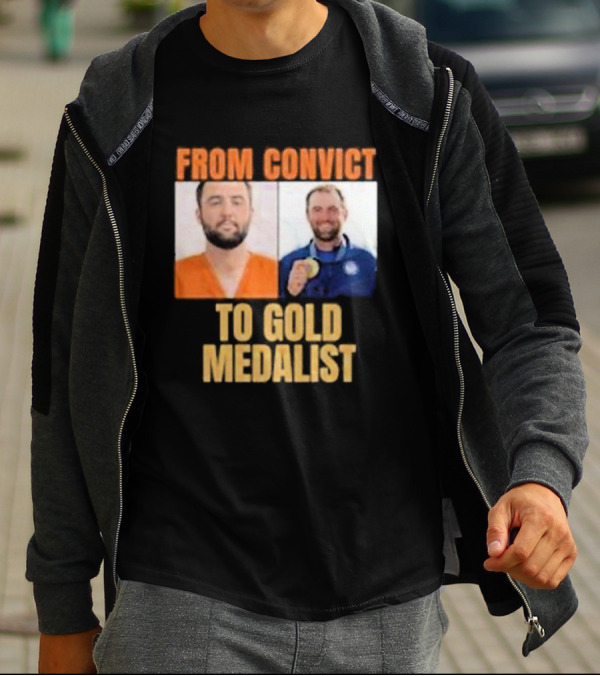 From Convict To Gold Medalist: Scottie Scheffler Transformation T-Shirt