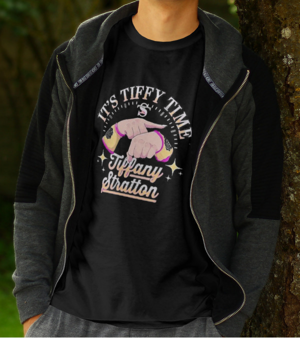 It's Tiffy Time Tiffany Stratton Hands And Stars T-Shirt