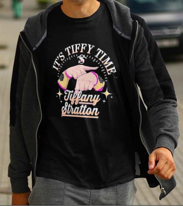 It's Tiffy Time Tiffany Stratton Hands And Stars T-Shirt
