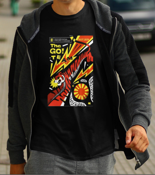 The Go Team Live At Deer Shed Festival Topcliffe Yorkshire July 28 T-Shirt