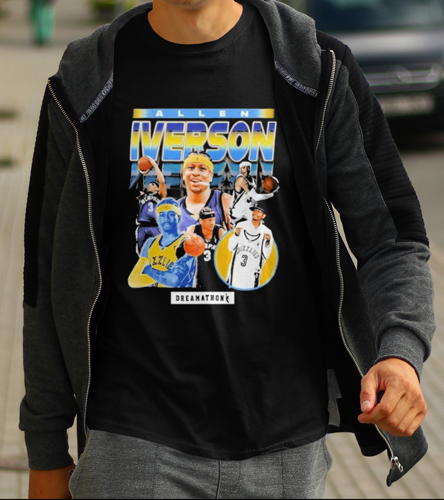 Allen Iverson Dreamathon Memphis Grizzlies Basketball T-Shirt