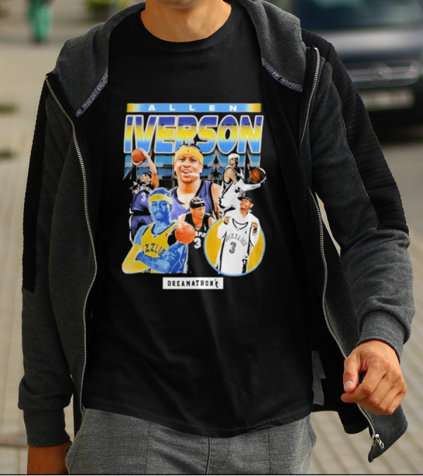 Allen Iverson Dreamathon Memphis Grizzlies Basketball T-Shirt