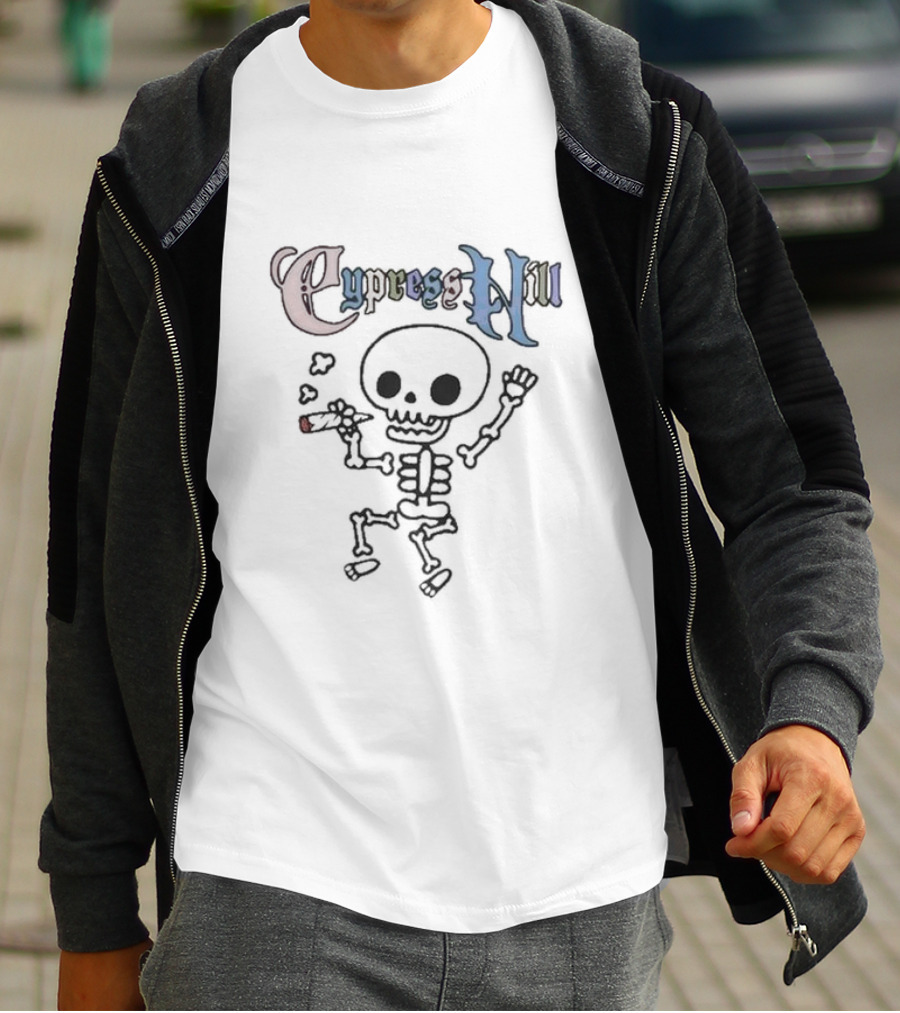 Cypress Hill Solomon Skeleton Smoking Bone T-Shirt