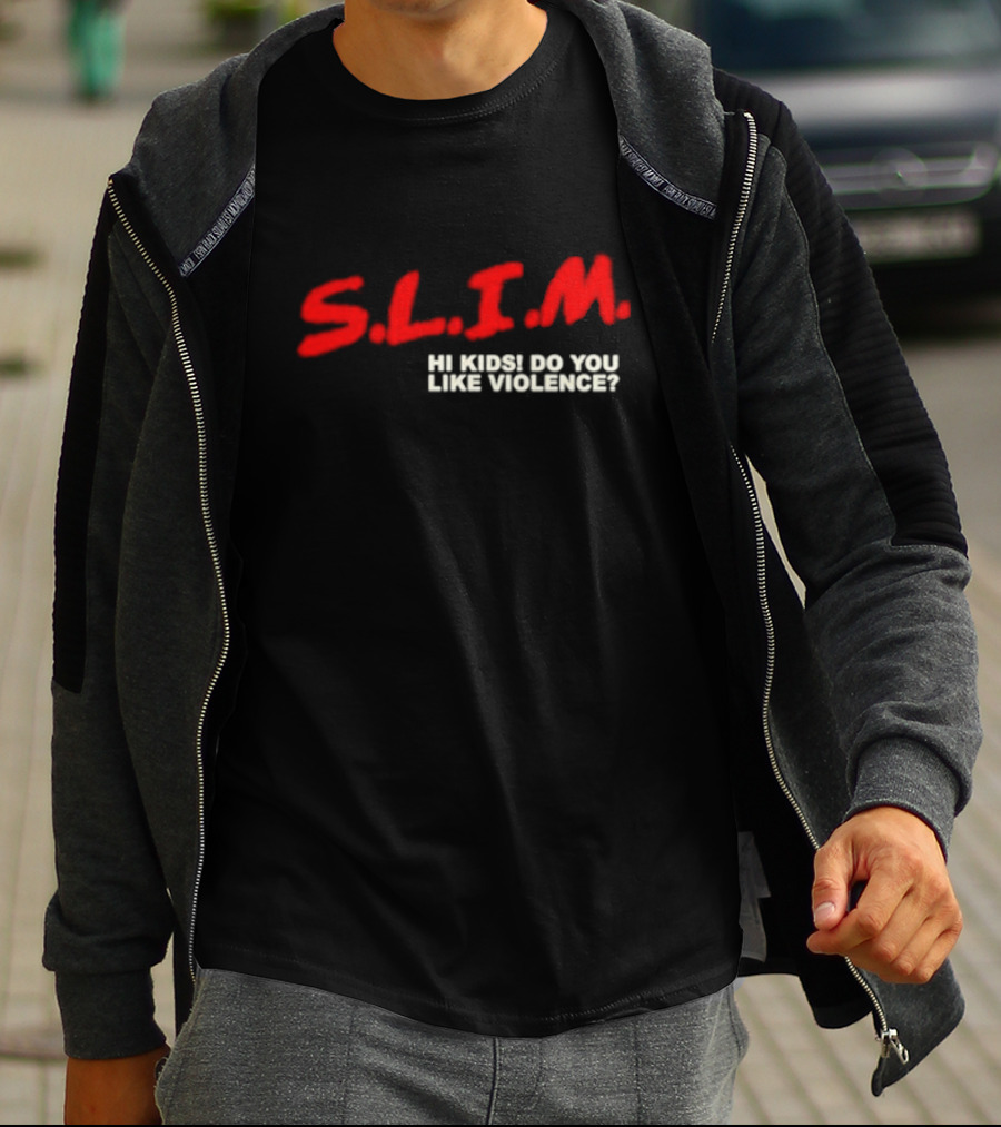 S.L.I.M. Hi Kids Do You Like Violence Eminem The Death Of Slim Shady T-Shirt