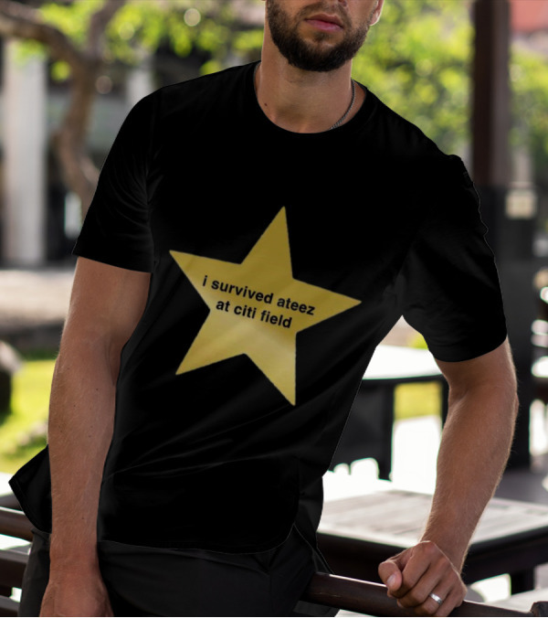 I Survived Ateez At Citi Field Star Fan Experience Event T-Shirt