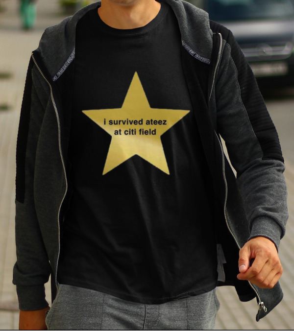I Survived Ateez At Citi Field Star Fan Experience Event T-Shirt