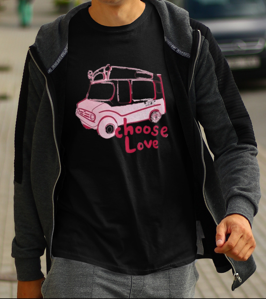 Choose Love Ice Cream Van T-Shirt