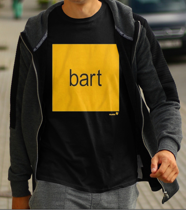 Bart Slayer Brat Yellow Square T-Shirt