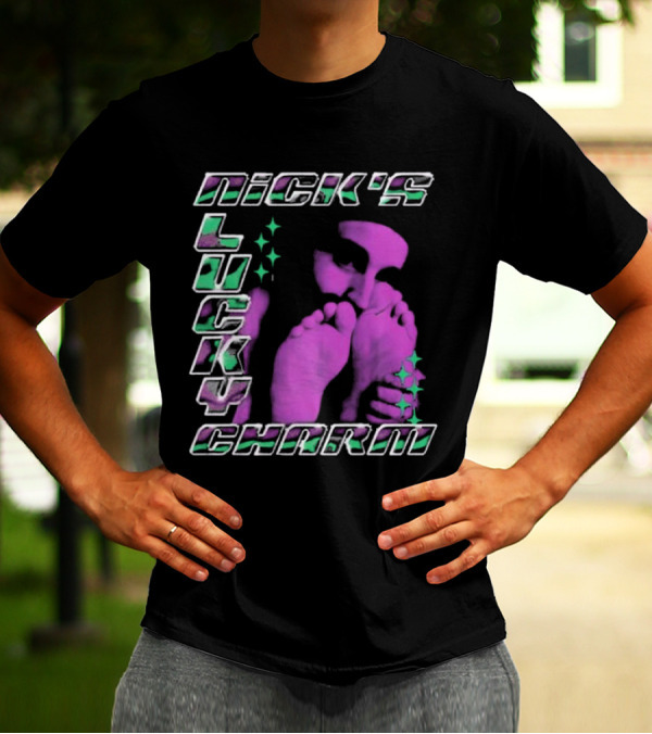 Nick's Lucky Charm Starry Neon Feet T-Shirt