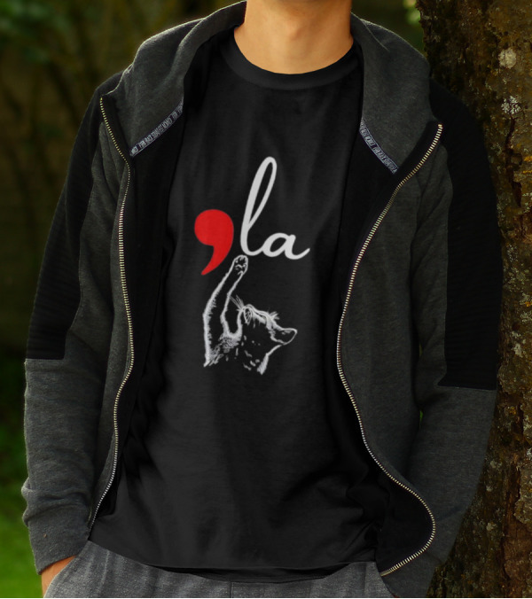 Cat Comma La T-Shirt