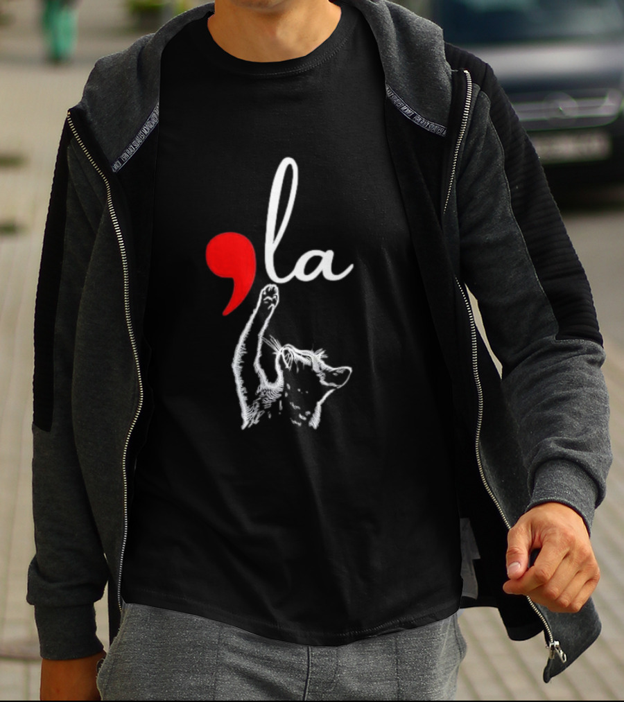 Cat Comma La T-Shirt