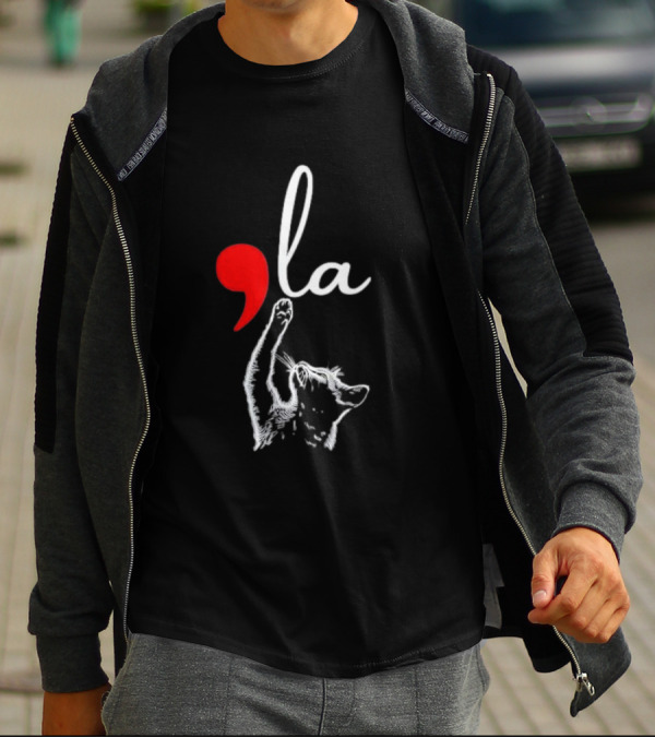 Cat Comma La T-Shirt