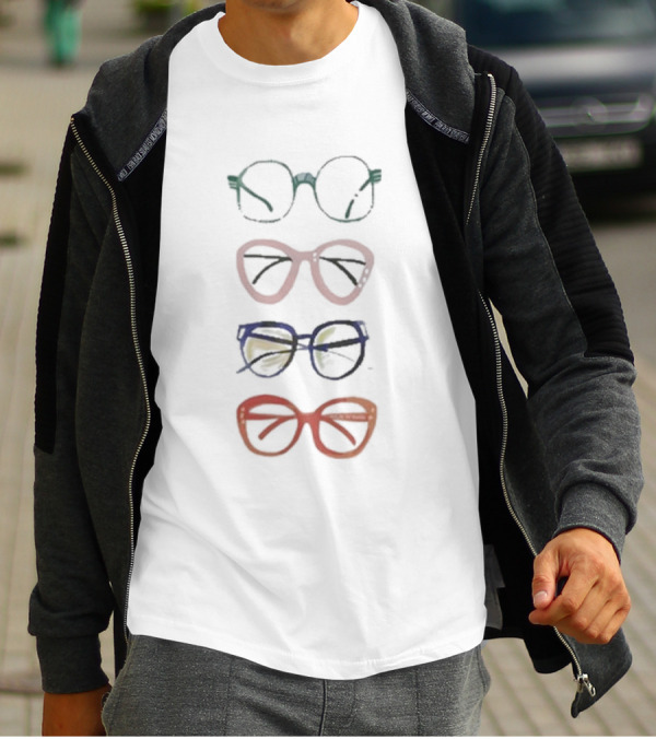 Summer Retro Glasses Classic Styles T-Shirt