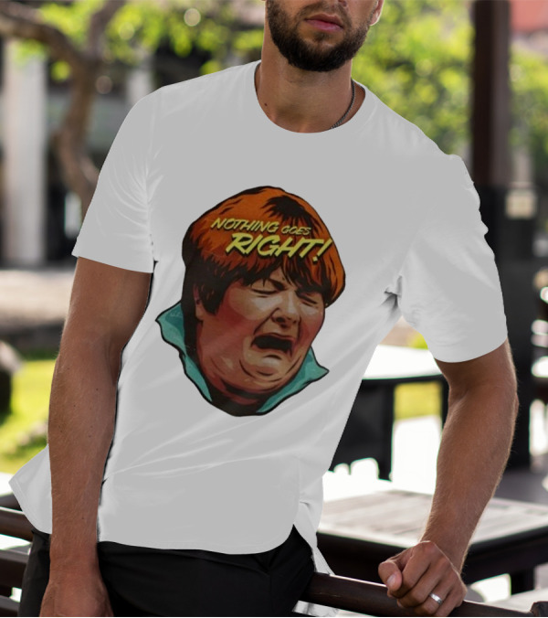 Nordacious Nothing Goes Right Scream Face T-Shirt