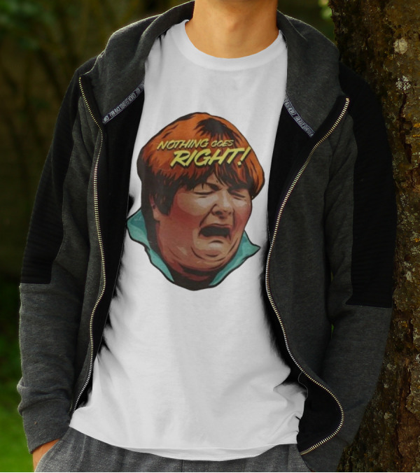 Nordacious Nothing Goes Right Scream Face T-Shirt