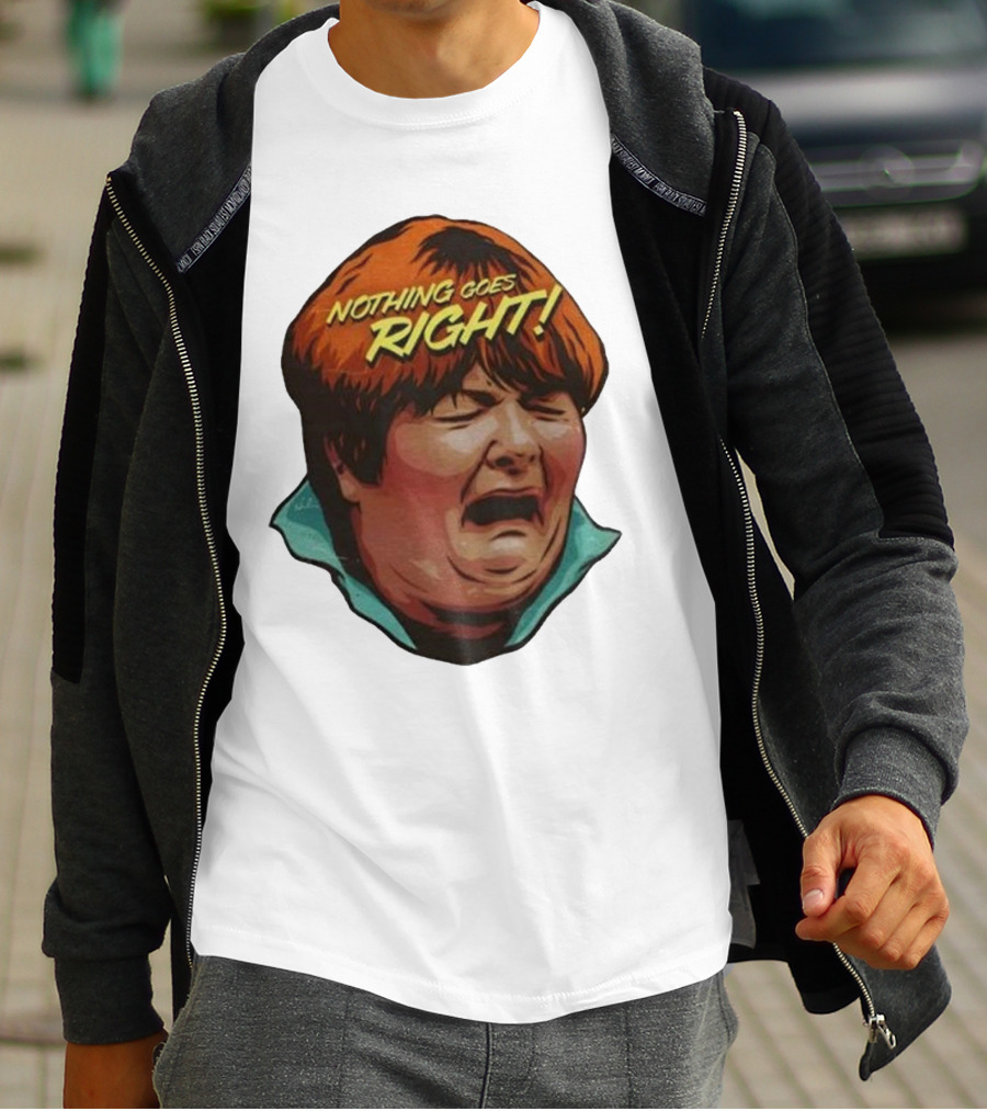 Nordacious Nothing Goes Right Scream Face T-Shirt
