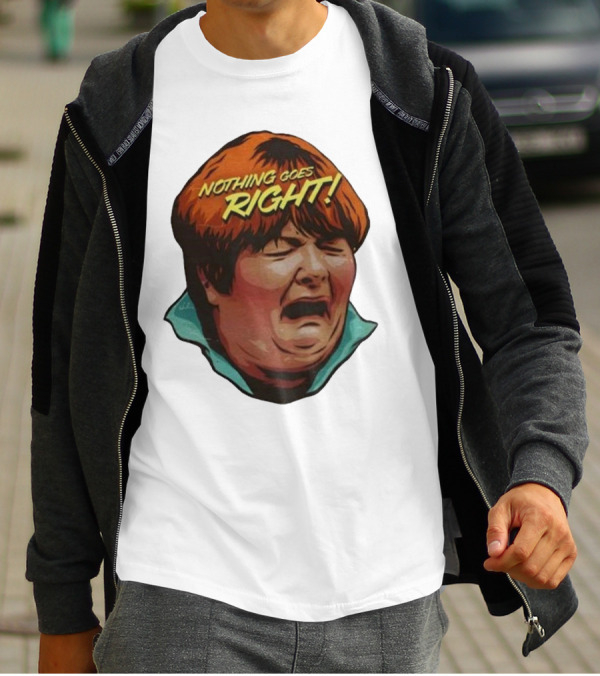 Nordacious Nothing Goes Right Scream Face T-Shirt