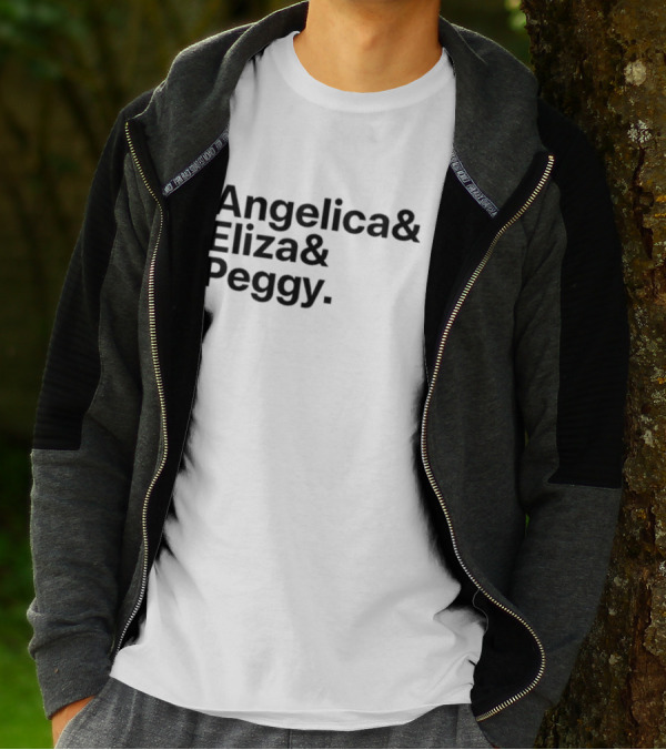 Angelica Eliza Peggy Hamilton Musical Sisters Ensemble T-Shirt