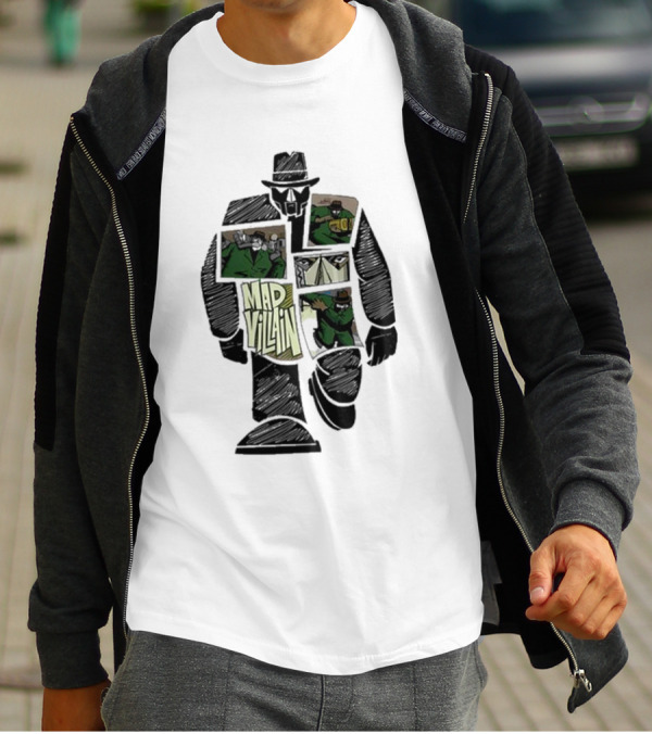 MF DOOM Madvillain Comic Style Striking T-Shirt
