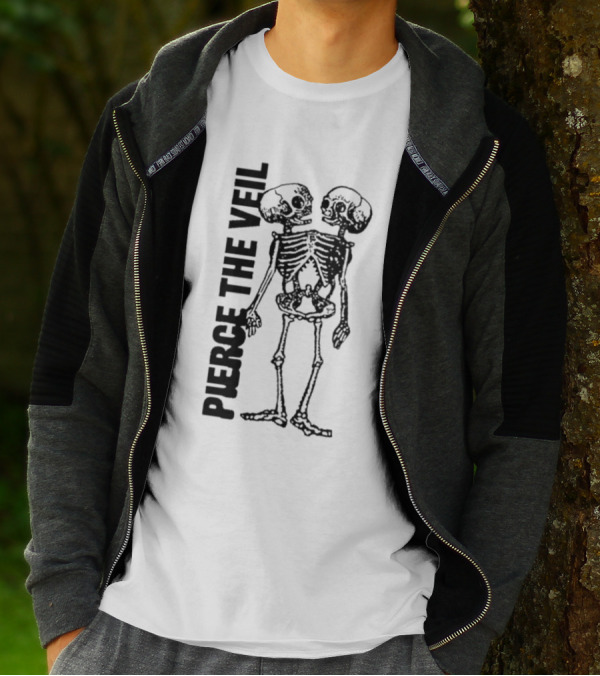 Pierce The Veil Conjoined Skeleton T-Shirt