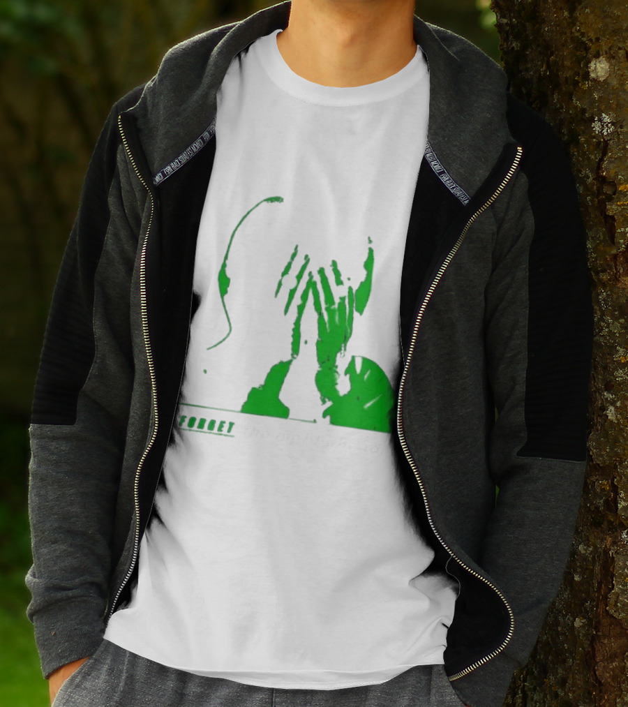 The Twilight Sad Forget The Night Ahead Green Silhouette With White Eyes T-Shirt