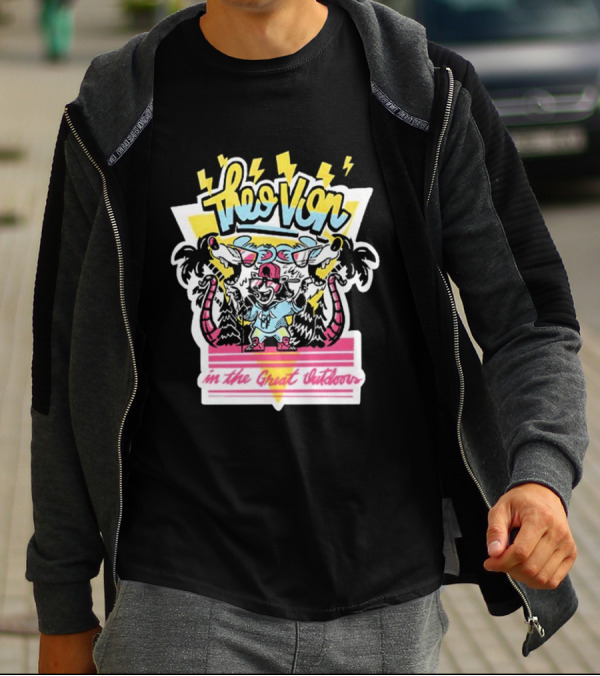 Theo Von In The Great Outdoors With Fun Wilderness Vibes T-Shirt