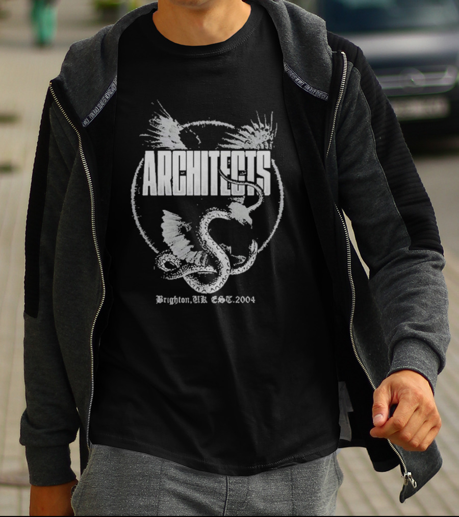 Architects Snake Eagle Brighton UK EST 2004 T-Shirt