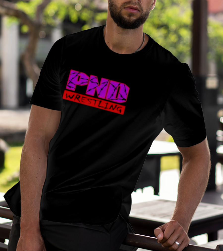 PND Wrestling Barbed Wire T-Shirt
