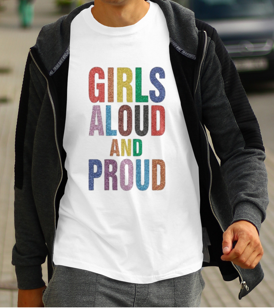 Girls Aloud And Proud Rainbow Pride T-Shirt
