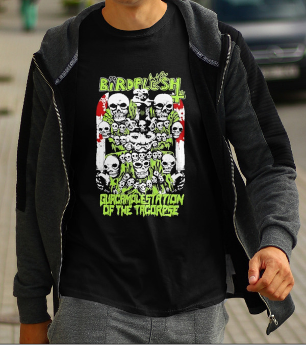 Birdflesh Guacamole Station Of The Tacobræse T-Shirt