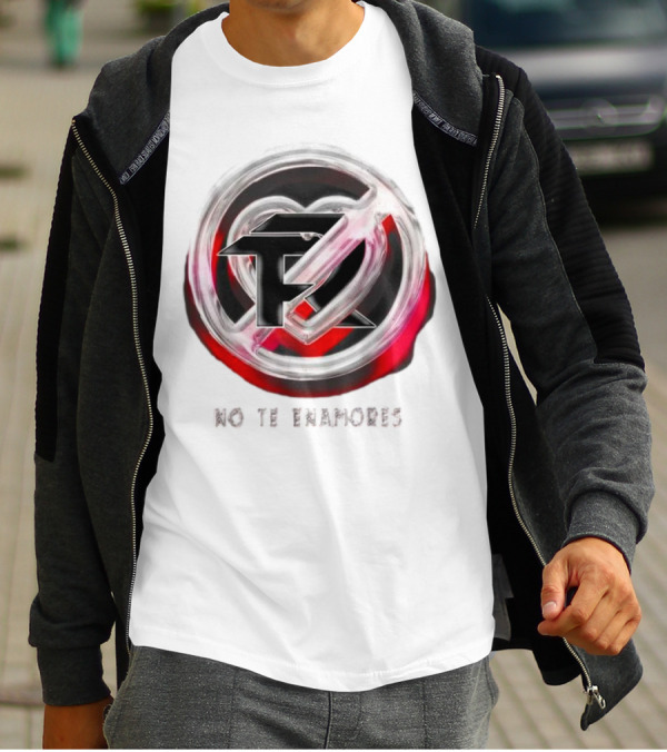 No Te Enamores Fuerza Logo Heart T-Shirt
