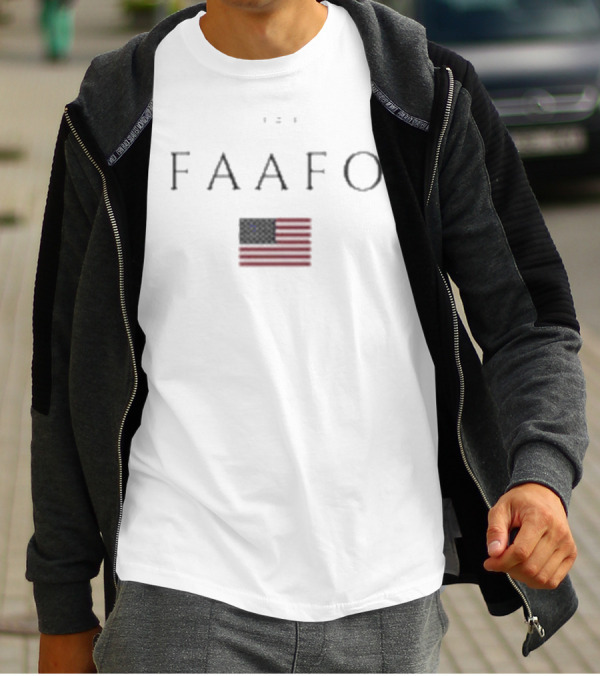 FAAFO USA Flag Gymnastics Team T-Shirt