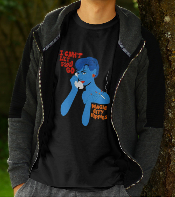 I Can’t Let You Go Magic City Hippies Blue Woman Smoking T-Shirt