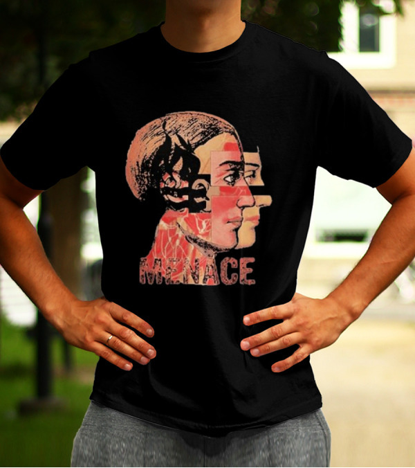 Menace Hot Water Music Dual Profile Head T-Shirt