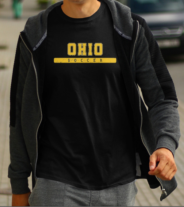 Ohio Soccer Yellow Vintage Classic T-Shirt